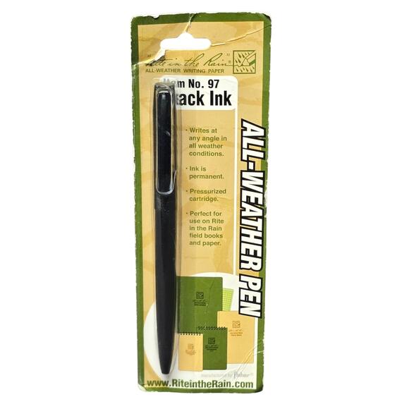 Rite in the Rain All-Weather Black Ink Writing Pen No. 97 - Picture 1 of 7